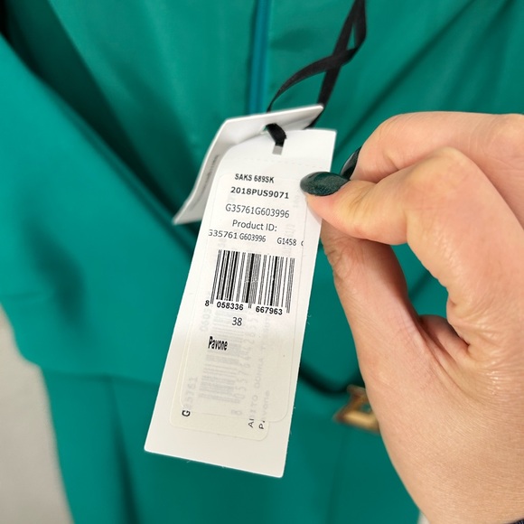 Versace Collection Turqoise Dress NWOT - Picture 4 of 6